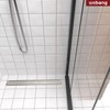 WEBANG 24 Inch Linear Shower Drain Rectangular Floor Drain with