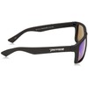 Peppers Beachcomber Sunglasses, Rubberized Matte Black, 55 mm US
