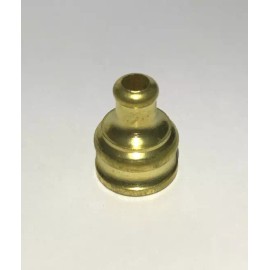 Lamp New 5/8" Height Unfinished Brass Pyramid Lamp Finial Knob, Bead Chain Hole ,1/8F