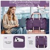 Small Gym Bag for Women, Dark Purple Stylish Duffle Travel