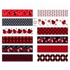 CC HOME Ladybird Washi Tape, 12 Rolls, 15 mm Ladybird