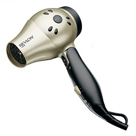 Revlon Secadora de Cabello Iónica Compacta Perfect Heat con Recubrimiento de Cerámica, Mango Plegable, Dorado