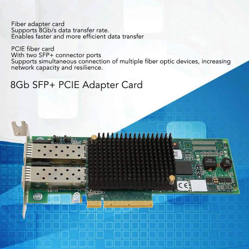 LPE12002 R7WP7 8Gb SFP+ PCIE Adapter Card Dual SFP+ Ports