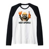Holy Aperoli - Funny Raccoon Party Raglan Baseball Tee