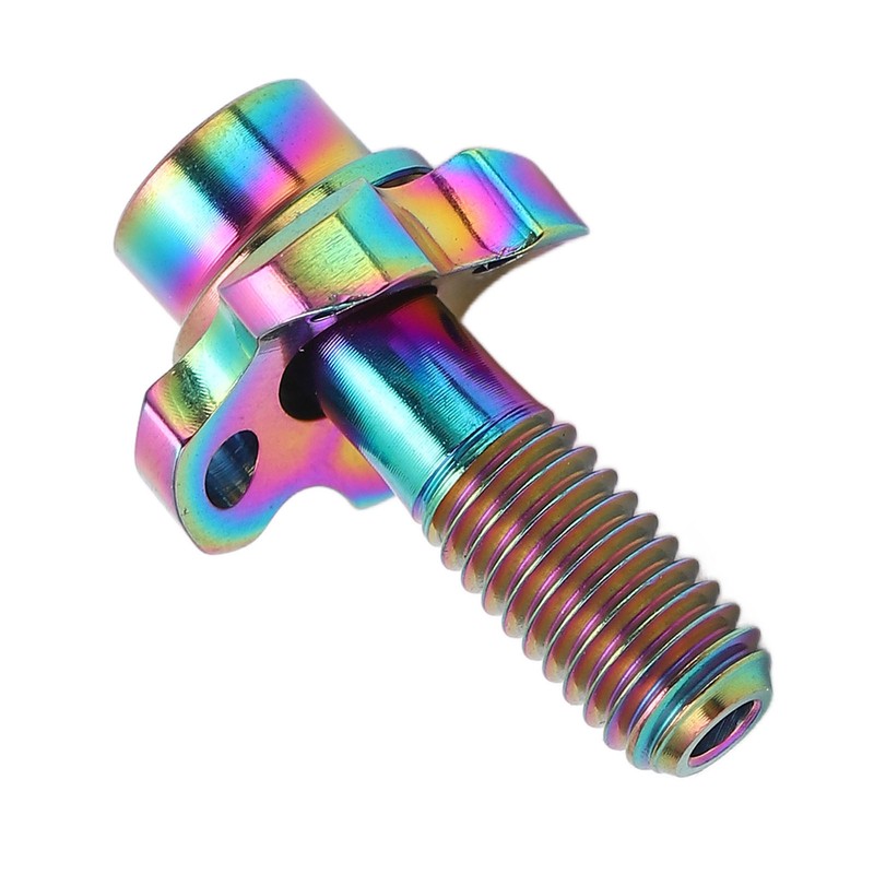 RISK Bike Front Derailleur Screw Gasket Kit Hollow Titanium Alloy