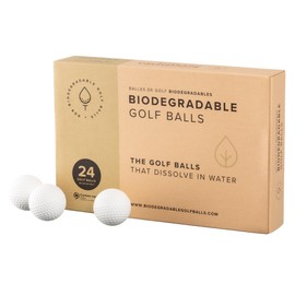 Biodegradable Golf Balls BGB Water Dissolvable | Eco Friendly Golf Gift | Water Soluble | Perfect for Outdoor Practice | Dissolves in 2-4 Weeks (24)