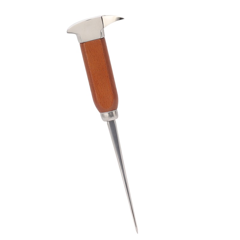 Ice Pick with Wood Handle Stainless Steel Ice Chipper Ice