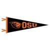 Collegiate Pacific Oregon State Beavers Wool Felt Pennant - 9" x 24" - Black