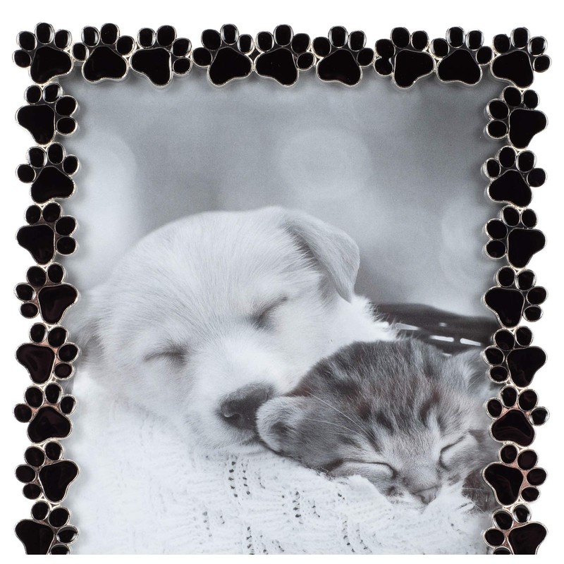 Roman 19237 Caroline Collection Black Frame with Paw Print, Holds