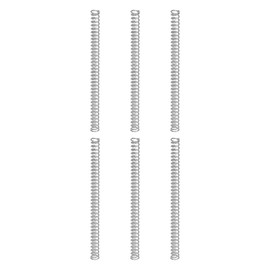 sourcing map 6Pcs Compression Springs, 0.3mm Wire Diameter x 2mm OD x 30mm Length 304 Stainless Steel Extension Spring Ballpoint Pen Pressure Springs for Shop Home Repairs, Silver