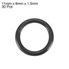 sourcing map Pack of 30 O Ring Sealing Rings Rubber