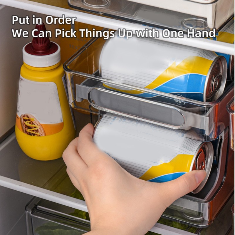 2 Tier Soda Can Rack Beverage Can Can Storage Holder