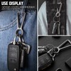 Titanium Carabiner Keychain Clip,EDC Key Chain Clip,Double-end Quick Release Hooks