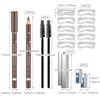 LOKFAR 12 PCS Eye-Brow Pencil Set, Waterproof Eyebrow Pencil Microblading
