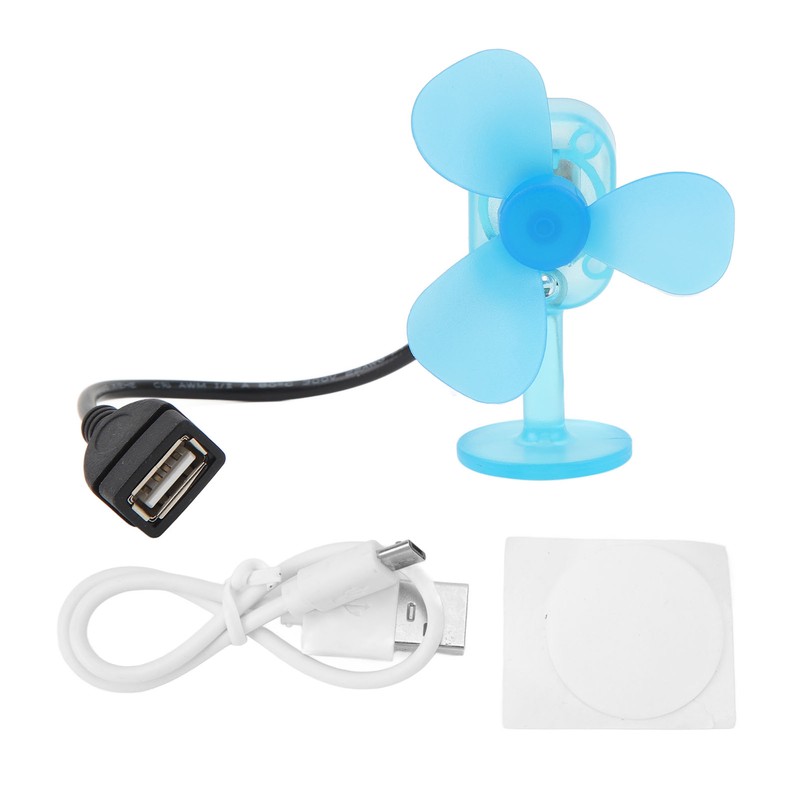 Helmet Dragonfly Fan with Light Suction Cup Propeller Fan Small