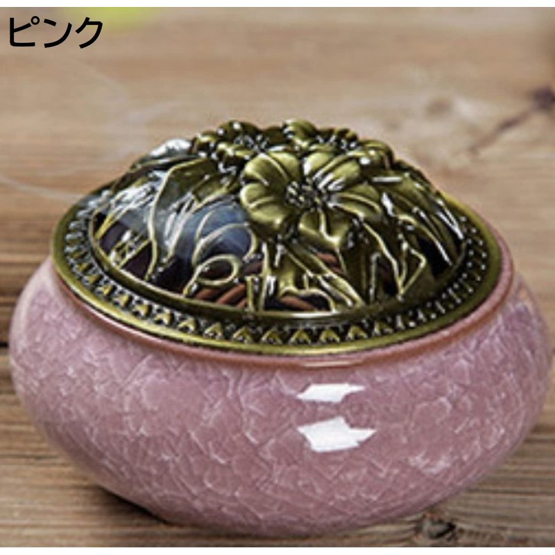 COOLPIPIT Incense Burner/Incense Set, Antique, Stylish, Pottery, Yoga, Interior, Swirl,