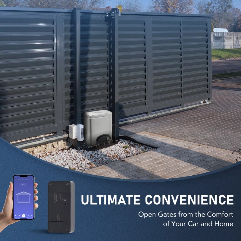 CO-Z Smart WiFi APP & Bluetooth Gate Opener Controller for