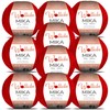 Wollidu Mika Knitting and Crochet Yarn, 51% Polyacrylic, 49% Cotton,
