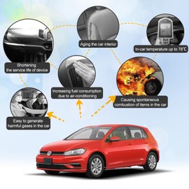 Coleya Windschutzscheibe Sonnenschutz Kompatibel mit 2013-2019 VW Golf 7 7.5/ Seat Leon MK3/ Seat Leon Cupra 5F, Frontscheibe Sonnenschirm, Sonnenblende, Faltbare, UV-Strahlen Schutz