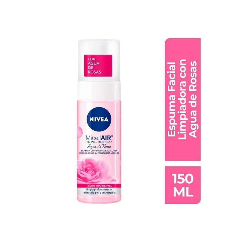 Agua micelar desmaquillante NIVEA Agua de Rosas para todo tipo