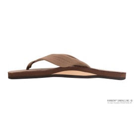Rainbow Single Layer Premier Leather Woman's Sandal (Dark Brown) Size 7.5/8.5 (L) - 7.5/8.5 (L)