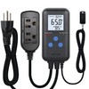 Digital Humidity Controller, Pre-Wired Humidity Controlled Dual Stage Outlets for