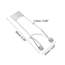 PATIKIL 60x22mm Downlight Spring Clips, 10 Pack Emitting Diode Recessed Lighting Accessories Securing Clamps for Ceiling Lamp