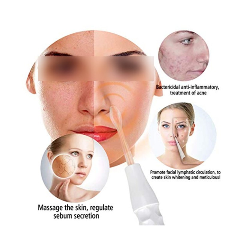 Portable High Frequency Electrotherapy Acne Spot Treatment Skin Tightening Wrinkle