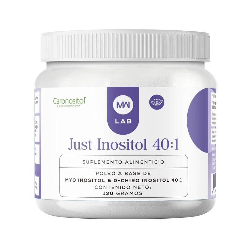 Myo Inositol y D-Chiro Inositol en Polvo, Suplemento 130g