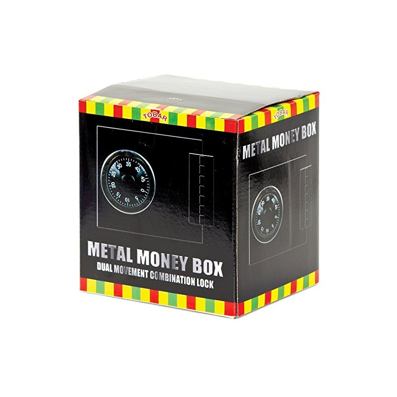 Combination Money-Box Safe (Color May Vary - Black, Red, Blue)