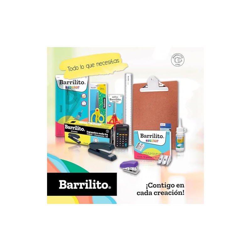 Barrilito SPT05 Sacapuntas Metlico, 24 Piezas