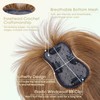 Inifale Hair Toppers for Women Clip in Bangs Real Human