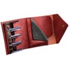 LITSTA Coin Wallet 3 Compact Wallet with Coin Holder Red