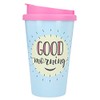 Depesche 2180.018 To-Go Plastic Cup with Saying 350 ml Reusable