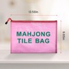 Rurulenlen 2Pack Mahjong Tile Bag, Mah jong Case for American