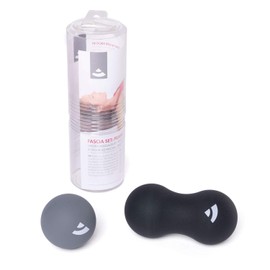Bodhi Fascia Set: Peanut Ball and Fascia Ball, Flexible Fascia Ball Set for Self-Massage, Massage Balls for the Whole Body, 6.5 cm Diameter