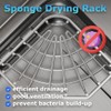 Sponge Holder for Kitchen Sink, Stainless Steel Sink Caddy Sink