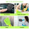 HMIEPRS 4Pcs Car Wash Mitts, Double Sided Super Absorbent Car