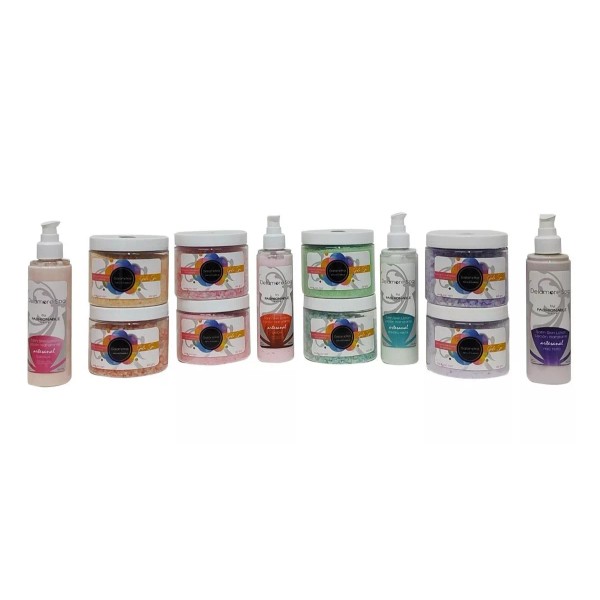 Set Jelly Spa Gelatina Exfoliante Suavizantes Y Relajantes.