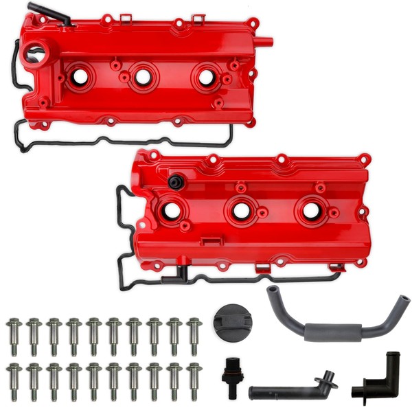 Mocar7 Engine Parts Aluminum Valve Covers Compatible with Nissan 350Z