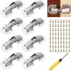 YEYIT 8 Pcs Cabinet Hinges with Srews and Srewdriver,90 Degree