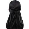RAGBYB Men Silk Durag Long Straps Bandanas for Men Headwear