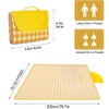 ZKGYUS Comfortable picnic blanket, 200 x 200 cm, large beach