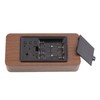 Alarm Clock Electronic Digital Wooden LED Large Display USB Alarm