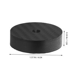 KOMBIUDA Carbon Fiber Speaker Isolation Spike Pads Monitor Isolation Feet for Amplifiers Audio Systems Enhanced Sound Floor Support and Vibration Reduction