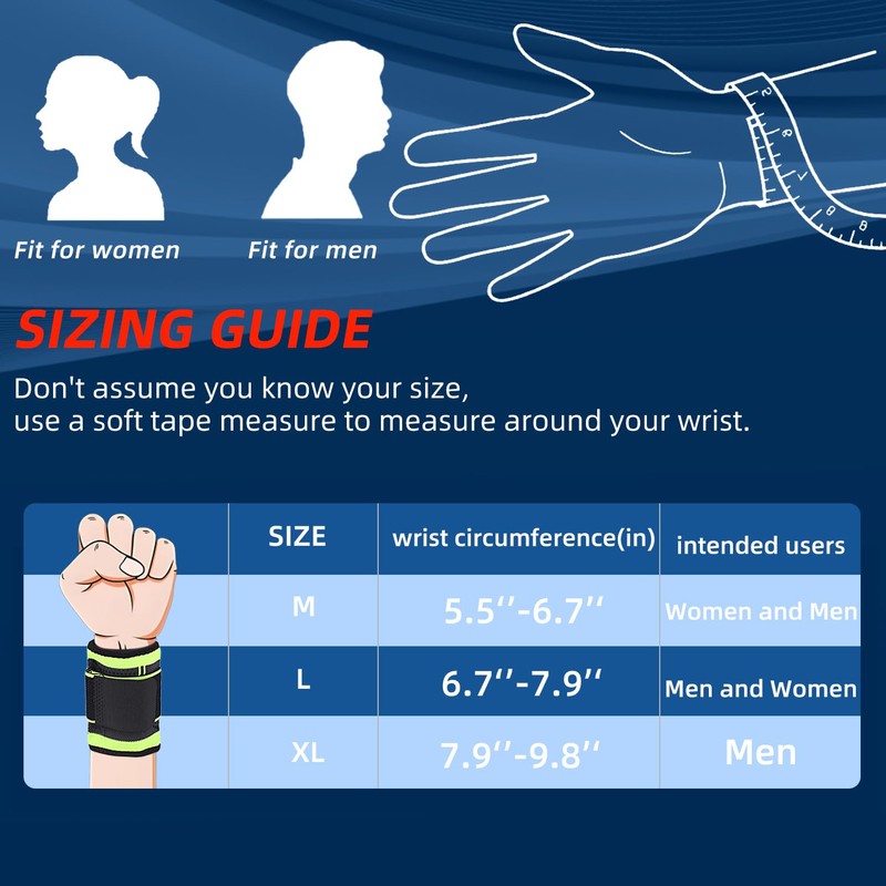 Wrist Strap Compression Wrist Strap Fitness Weightlifting Sprain Tendonitis Carpal