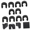 SUPVOX Brake Gear Cable C-Clips 60 Pcs Bike Frame C-Clips