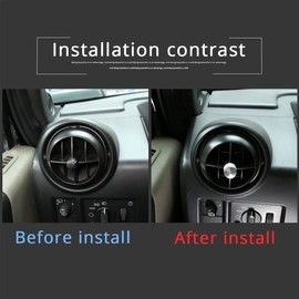 PIUGILH Air Vent Lever Cover Wind Outlet Knob Decoration Trims 6PCS for Hummer H2 2003-2007,Air Vent Conditioner Adjustment Button Trims Cover (Silver)