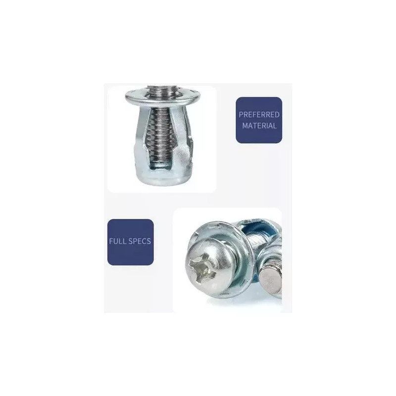 generic Tornillo De 40 Piezas Con Tuerca De Chapa De