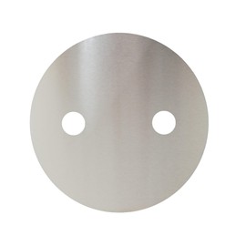 Koch #81 Hygienic Wall Cover Plate 30 cm for Tap in Shower and Bathroom - Antibacterial, Acid-Resistant, Rustproof Protection Against Mould, Limescale and Dirt! Solid Material V2A Stainless Steel -